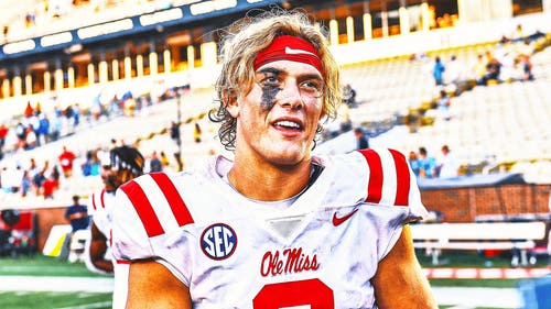 OLE MISS REBELS Trending Image: Ole Miss QB Jaxson Dart makes NIL history, signs with private jet company